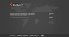 Desktop Screenshot of poderopedia.org