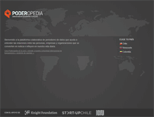 Tablet Screenshot of poderopedia.org